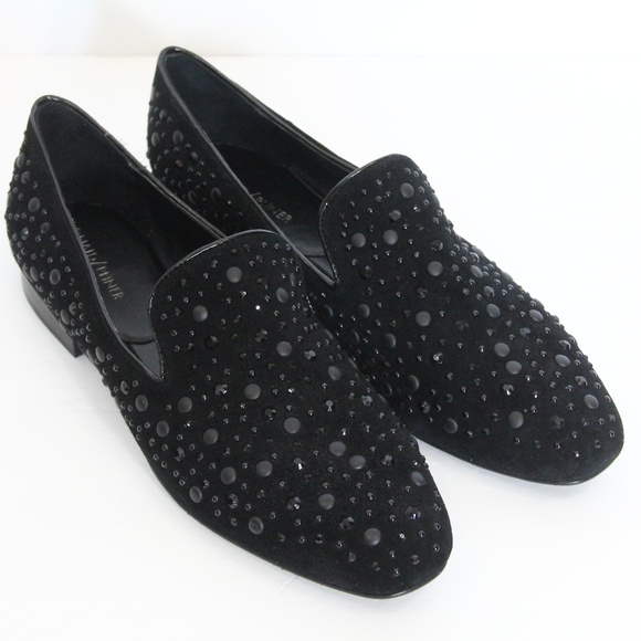 black smoking slippers womens